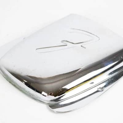 1978 Vintage Fender Jazz Bass BRIDGE COVER 1979 1980 1981 USA Chrome 1970s-1980s image 3