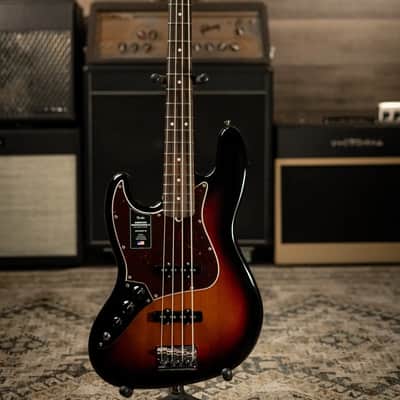 Fender American Professional II Left-Handed Jazz Bass - 3-Color Sunburst with Hardshell Case image 3