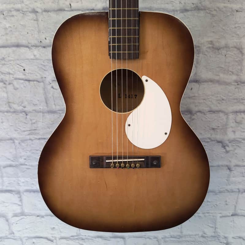 Airline S-5 Vintage Parlor Acoustic Guitar image 1
