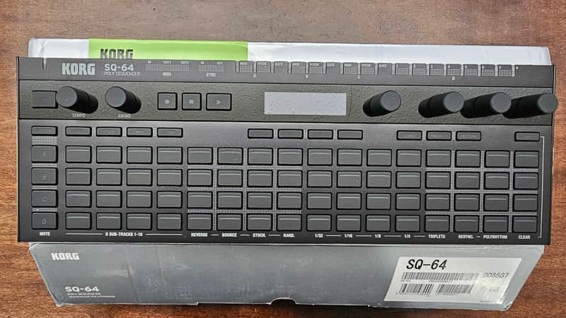 Korg SQ64 Polyphonic Sequencer 2020 - Present - Black image 1