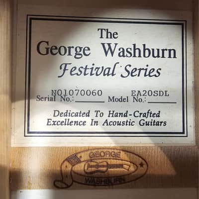 Washburn Festival Series EA20SDL with Chorus Cutaway image 11