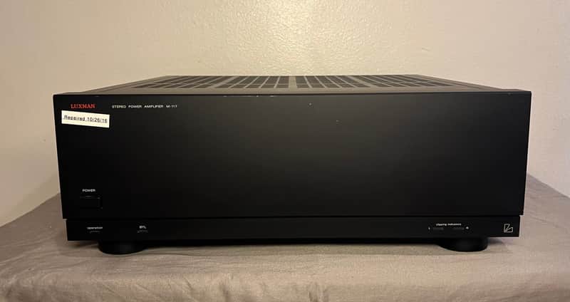 Luxman M-117, Power Amplifier, 200 watts per channel into 8Ω (stereo), excellent working condition image 1