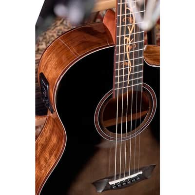 Washburn BTS9VCECH Bella Tono S9V Spruce Top Okoume Neck 6-String Acoustic-Electric Guitar image 7