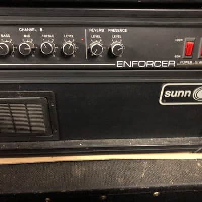Sunn Enforcer 1980 - 1985 - Black image 2