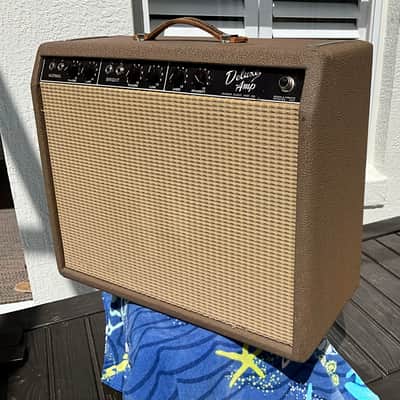 Fender Deluxe 6G3 Brownface 20-Watt 1x12" Guitar Combo 1961 - 1963 - Brown image 7
