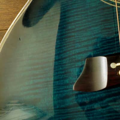 Takamine Acoustic EF591 DUAL  Dave Stewart Humbucker + Piezeo Stereo Japan Rare image 9