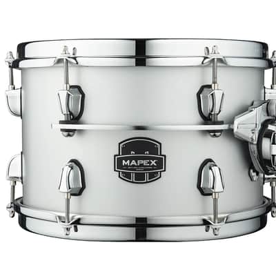 Mapex Saturn Evolution 12x8" Iridium Silver Lacquer w/Chrome Hardware Drum Rack Tom Tom Maple-Walnut | NEW | WorldShip | Authorized Dealer image 1