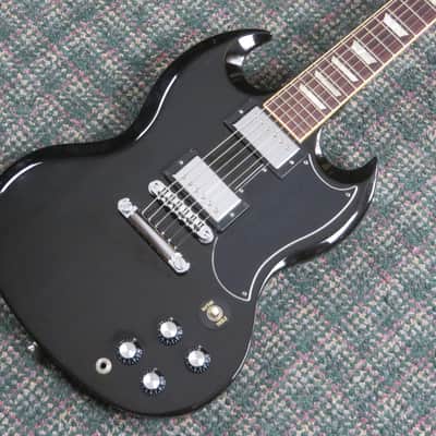 2011 Gibson 50th Anniversary SG Standard 24 Black/Ebony! 6 lbs. 4.6 oz.! w/OHSC image 2