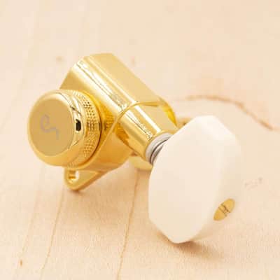 Tone Ninja Genuine Polished Bone Large Tuner Buttons (6) fits Schaller, PRS Phase I/II tuners image 3