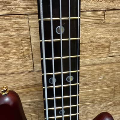 Warwick Teambuilt Streamer LX 2025 Limited Edition 5- string bass  - Honey Sunset Burst. 8lbs 3oz w/gig bag + goodies. New! image 12