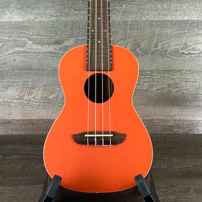Ortega Earth Series Concert Ukulele - Pumpkin Orange image 2