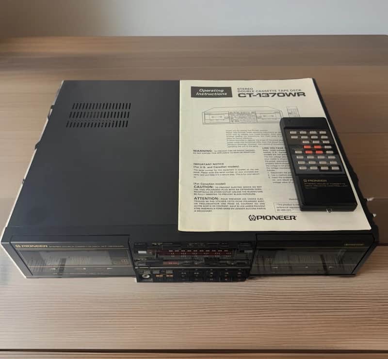 Pioneer CT-1370WR Mid-1990s - Black image 1