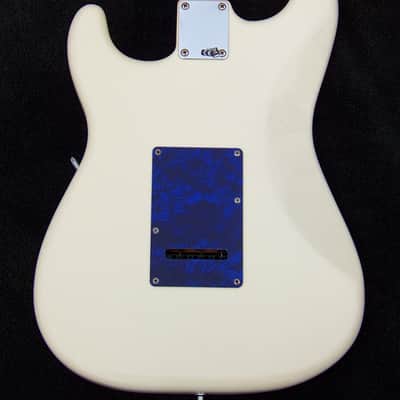 920D Custom+ Triple Lollar Mini Humbuckers + Warmoth Roasted Maple Neck + 7Way Switching +Blue Shell Pickguard + Strat Body+ Fender Brushed Chrome Locking Tuners +Babicz "Full Contact Hardware"+ Stainless Steel Frets image 3