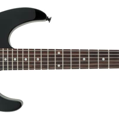 Jackson JS Series Dinky JS12 Amaranth FB Gloss Black image 1