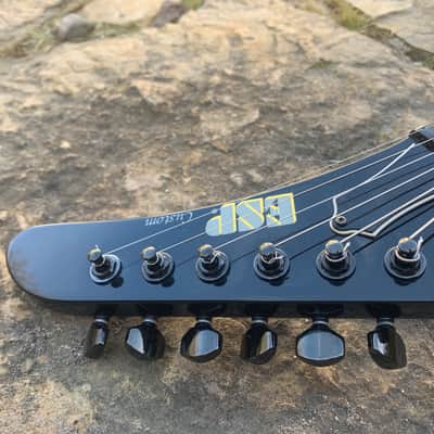 ESP MX250 Explorer 1993 Black NOS condition bell truss rod Metallica Hetfield model image 11