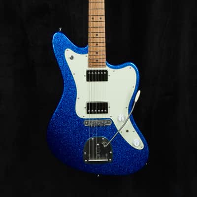 Suhr Custom Classic JM in Blue Sparkle with Mastery Bridge and Vibrato image 3