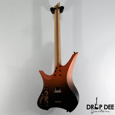 GV Guitars Syrius "Ember" Baritone Headless Electric Guitar w/ Bag - Ember image 12