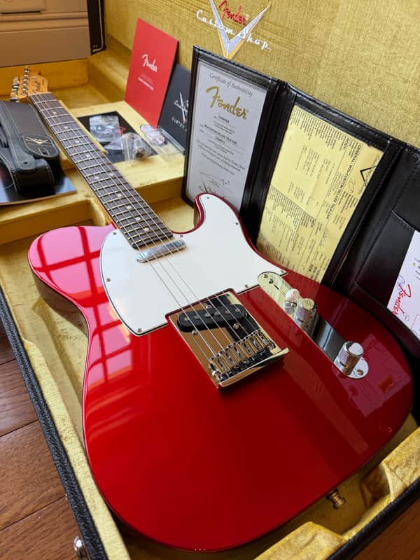 2026 Fender Custom Shop Telecaster Custom Deluxe W25 Limited Edition NOS - Candy Apple Red image 1