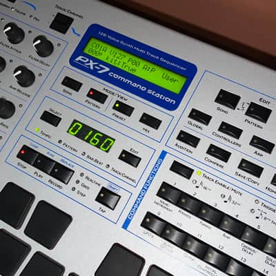 E-MU Systems PX-7 Command Station 128-Voice Synthesizer 2003 - Silver