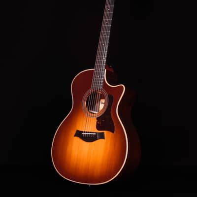 Taylor 414ce Studio Acoustic Electric Guitar, Honey Sunburst Collection image 6