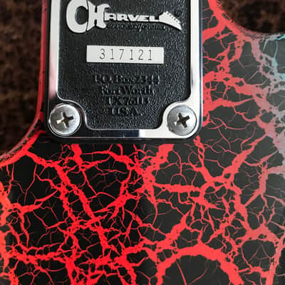 Jackson/Charvel 3DR 1987/88 - Rainbow fire crackle! + Gator H/C image 9