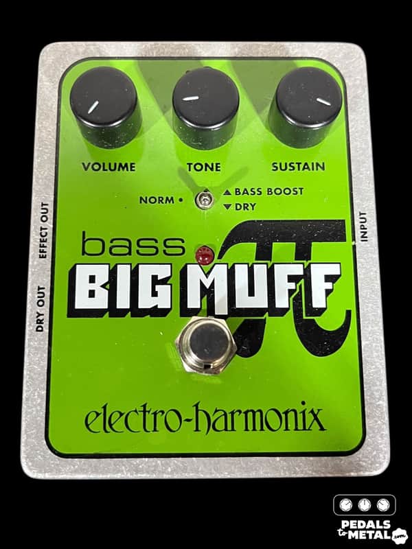 Electro-Harmonix Bass Big Muff Pi Distortion / Sustainer 2008 - Present - Green X9641 image 1