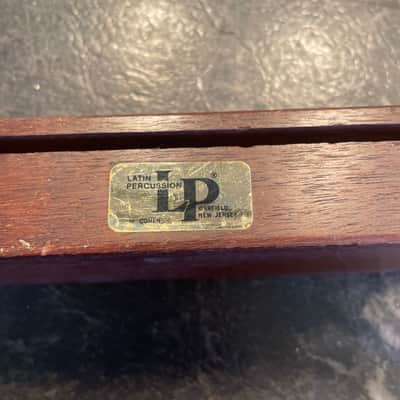 Vintage LP - Latin Percussion Wood Block and Cowbell With Bass Drum Hoop Mount image 7