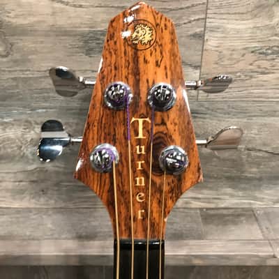 Rick Turner Renaissance Electroline 1 Fretless Bass 1996 Sunburst image 3