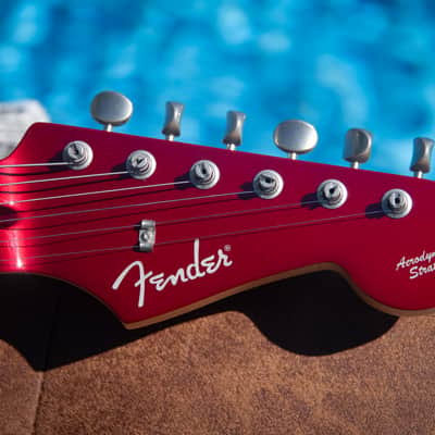 Fender AST Aerodyne Stratocaster - Old Candy Apple Red w Matching HS - Made in Japan - Pro Set-Up w Perfect Frets/Action/Intonation! image 2