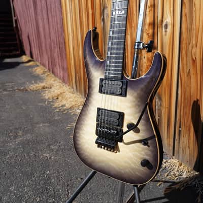 ESP E-II Horizon FR - Black Natural Burst 6-String Electric Guitar w/ Case image 7