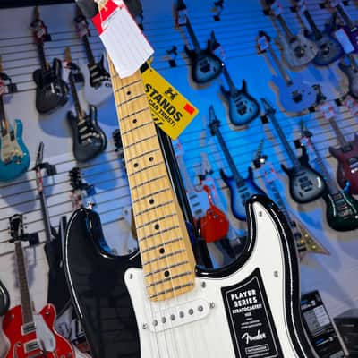 Fender Player Stratocaster HSS - Black with Maple Fingerboard Authorized Deal! 551 FREE PLEK! image 6