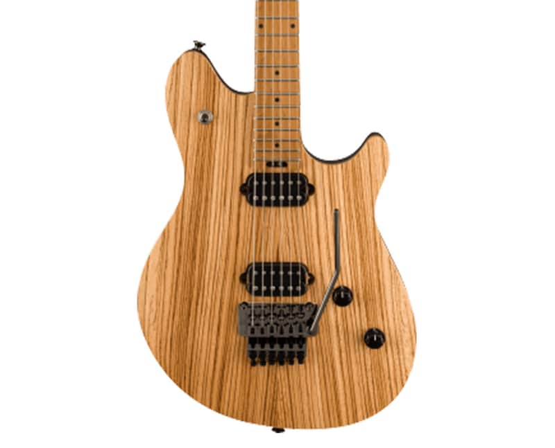 Used EVH Wolfgang WG Standard Exotic Zebrawood Electric Guitar - Natural image 1