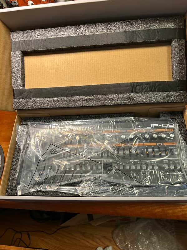 Roland JP-08 Boutique Series Digital Synthesizer Module 2015 - Present - Black image 1