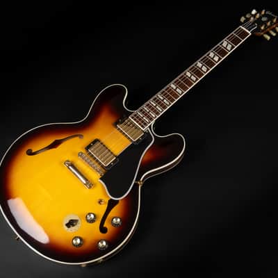 2009 Gibson Memphis ES-345 Stereo Reissue - Vintage Sunburst | USA Semi-Hollow Classic '57 Humbuckers Varitone Switch | OHSC image 5