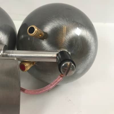 Anthony Gallo Acoustics Nucleus Micro Speakers Brushed Chrome Pair image 8