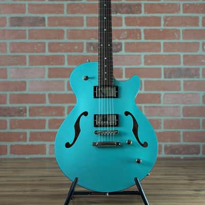 Godin Montreal Premiere HT Semi-Hollow Electric Guitar - Laguna Blue image 1