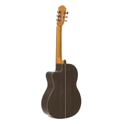 Angel Lopez MAZUELO CR-CE Mazuelo Series Solid Cedar Top Cutaway Mahogany Neck 6-String  Classical Acoustic-Electric Guitar image 2