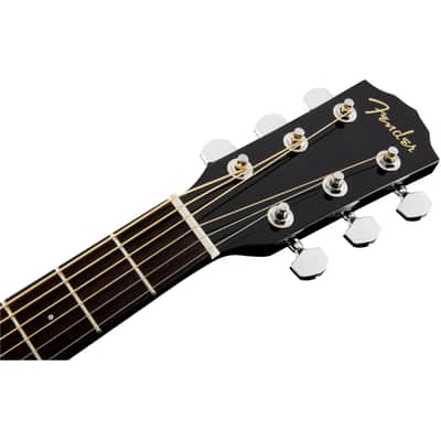 Fender CC-60SCE Concert - Walnut Fingerboard, Black image 6