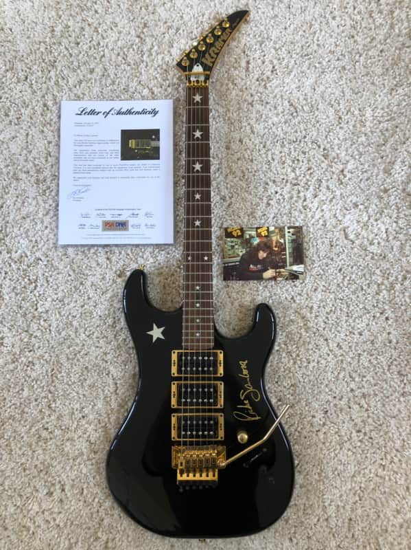 Kramer Richie Sambora signature model Original Run Black before Jersey Star Rock n Roll Hall of Fame image 1