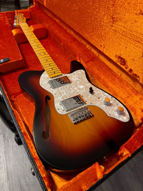 Fender American Vintage II '72 Telecaster Thinline 2022 - Present - 3-Color Sunburst