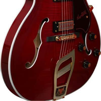 Hagstrom '67 Viking II - Wild Cherry Transparent image 3
