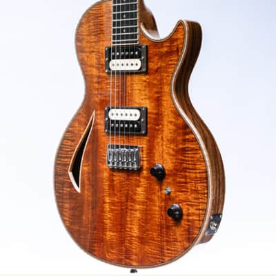 Marcovis Custom Semi Hollow Koa/Black Limba  2024 - Koa Gloss image 2
