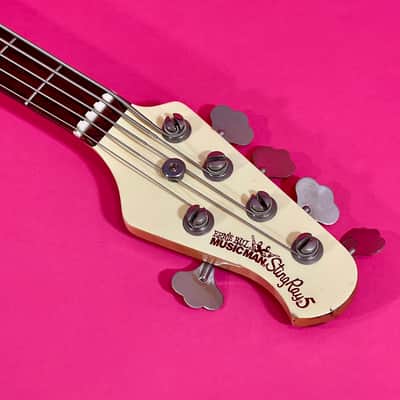 Ernie Ball Music Man Stingray 5 Limited Edition 2005 - Vintage Creme/Ivory image 10
