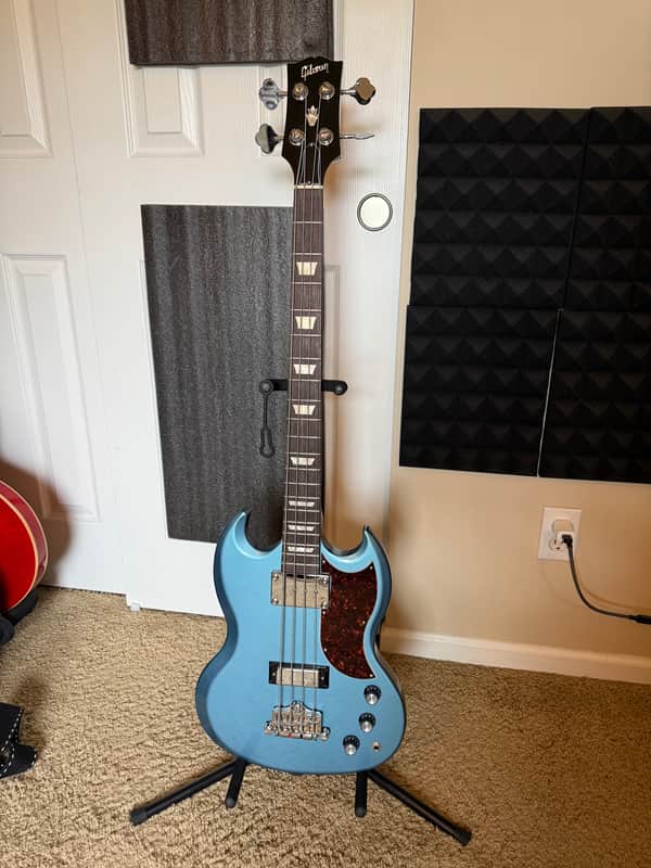 Gibson SG Standard Bass 2019 - Present - Pelham Blue image 1