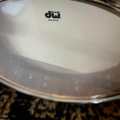 DW 3.14" x 14" Collector's Series Pure Cherry Pi Shell Snare Drum - Natural Satin Oil w/ Chrome Hardware image 5