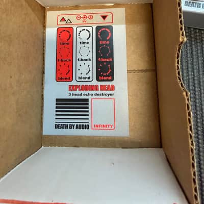 Death By Audio Exploding Head 2022 - Grey / Red image 7