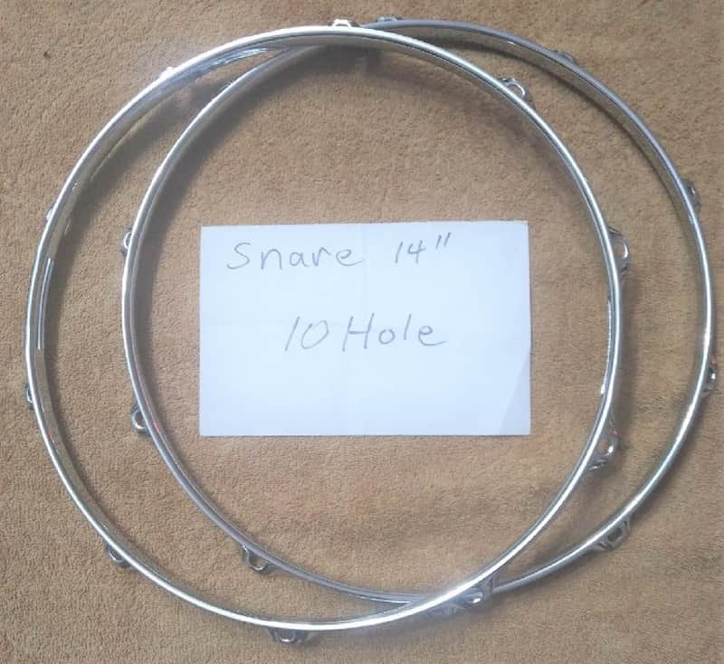 Unknown 14" rim 10 hole - Pair 2000's Chrome image 1