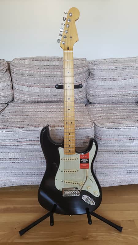 2020 Fender American Pro Stratocaster - Black image 1