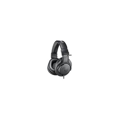 Audio-Technica ATH-M20X Studio Headphones (Black) with Knox Gear Stand and Case image 20
