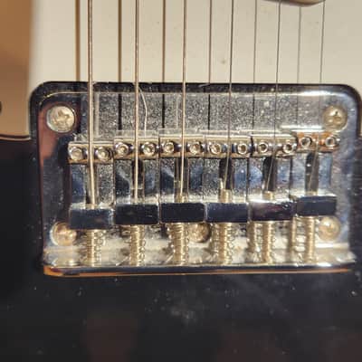 Squier Stratocaster  3/4 Size Black Full Set Up image 8